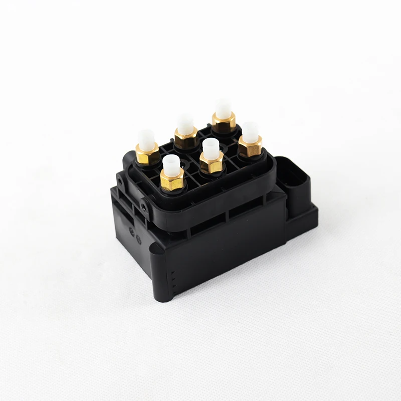 صمام لولبي 1pc 7L0698014 Air Suspension Compressor Solenoid Valve Block For Audi Q7 Continental Porsche Cayenne VW Touareg Height Control الهواء المضغوط — تفصيل 2