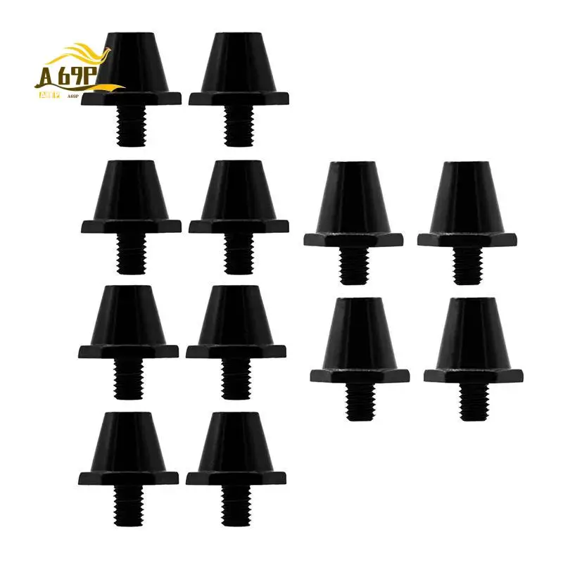 

A69P-12 шт. шипы для футбольных бутсов M5 для спортивных кроссовок, спортивные футбольные бутсы для уличного использования в помещении, фирменные спортивные бутсы 11 мм