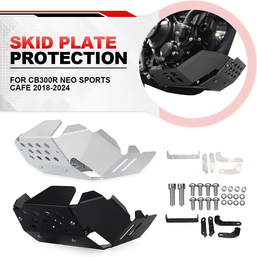 

2024 For HONDA CB300R NEO SPORTS CAFE 2018-2023 Motorcycle Engine Guard Chassis Expedition Skid Plate Chassis Protective Cover
