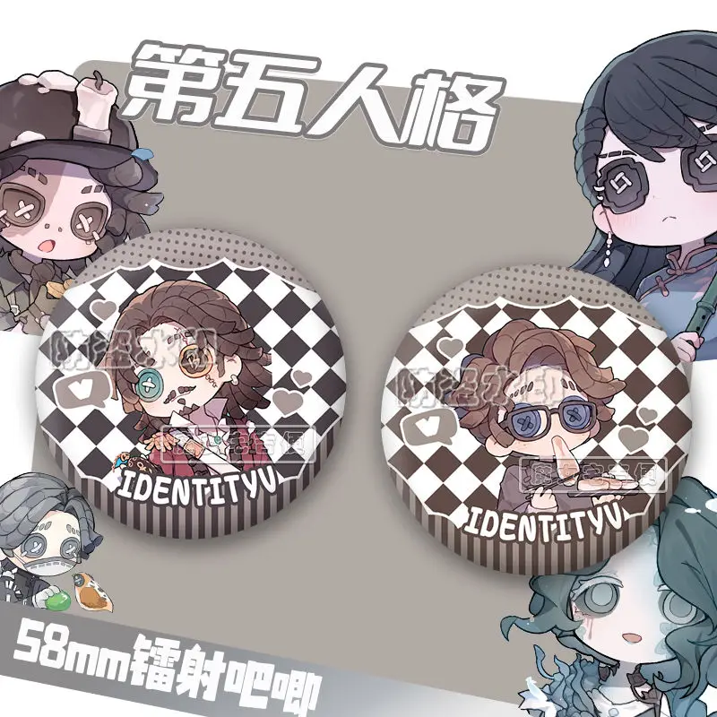 بروش هوية V للفتيات ، شارة ، ملابس ، طية صدر السترة ، تذكار ، زر لين ، قبعة ، شارة ، هدية جمع ، ملابس ، تذكار