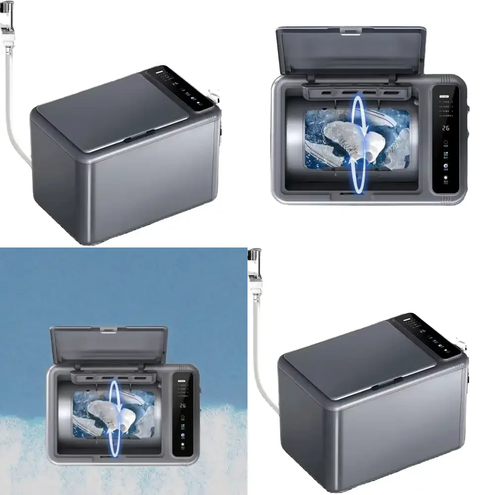 Shoes Washer Portable Mini Foldable Top Loading Automatic Electric Washing Machine for Shoes Underwear Baby Clothes and Socks