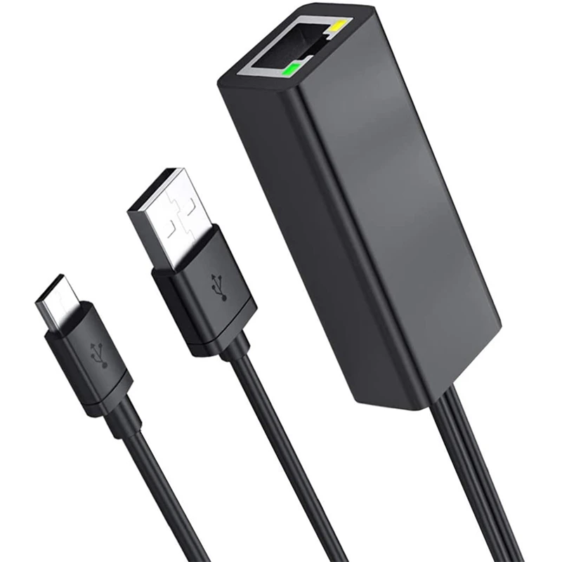 สายอะแดปเตอร์พร้อมพลังงานอีเทอร์เน็ตสำหรับ TV Stick (รุ่น2Nd), 4K Stick