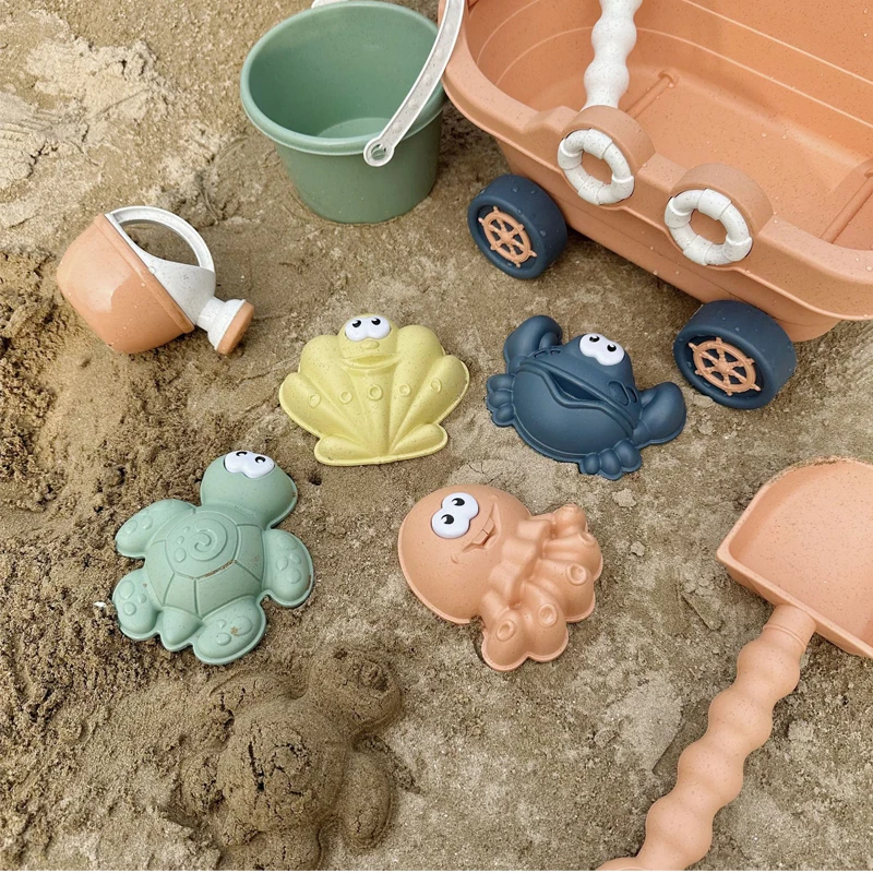 Strand Spielen Spielzeug Kinder Tragbare Garten Am Meer Schaufel Sand Lkw Lagerung Eimer Sand Graben Werkzeuge Sommer Party Im Freien Geschenk