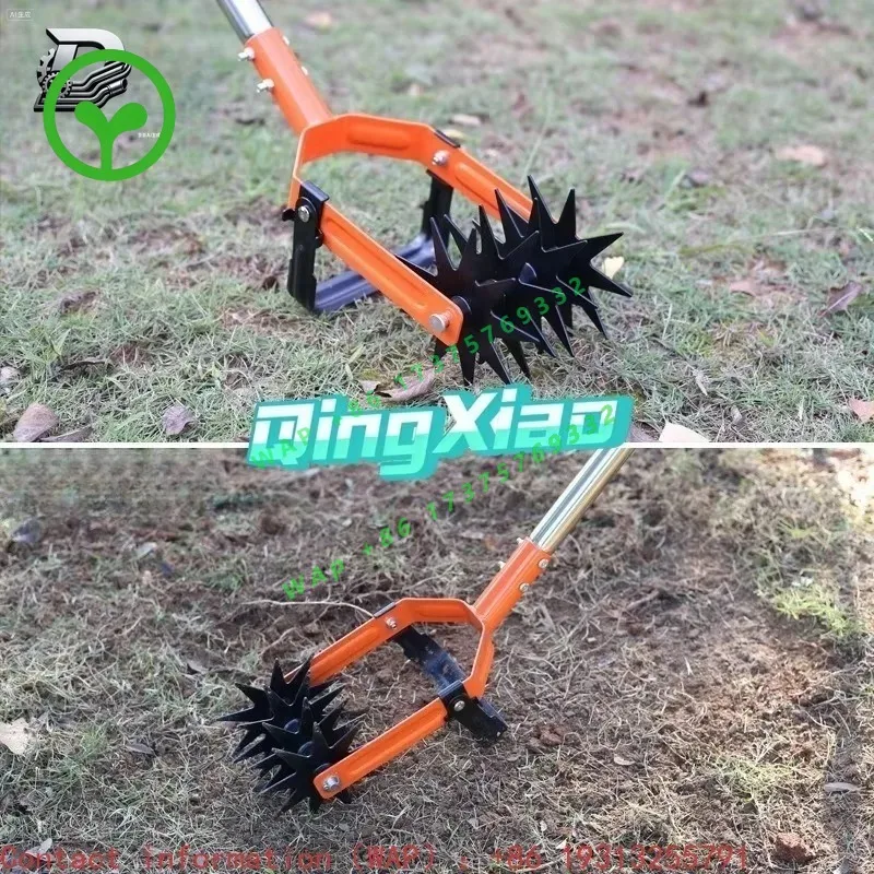 【Best-selling】Cross-border Rotary Tiller Weeding Rotary Tillage Two-in-one Tool Cultivator Weeding Loosening Soil Turning Garden