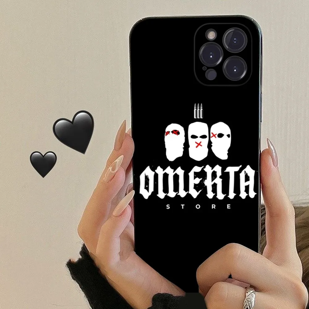 Omerta Maes Phone Case For iphone 16 15 14 13 12 11 Mini Pro Max 16 15 14 7 8 Plus TPU Soft Back Cover