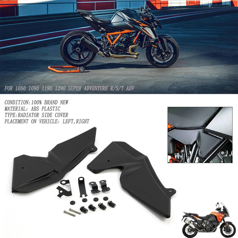 

Motorcycle Radiator Side Panels Fairing Cover Guard Protector For 1050 1090 1190 1290 Super Adventure R/S/T ADV