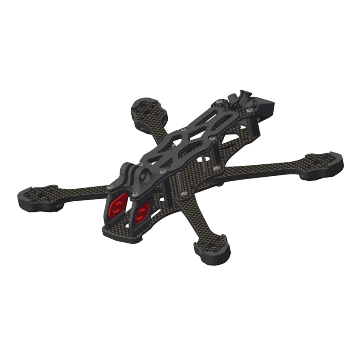 Frame Kit Quadcopter for CADDX Vista Polar Nebula Pro RunCam Link Phoenix DJI O3 Air Unit 2306 Motor(B)