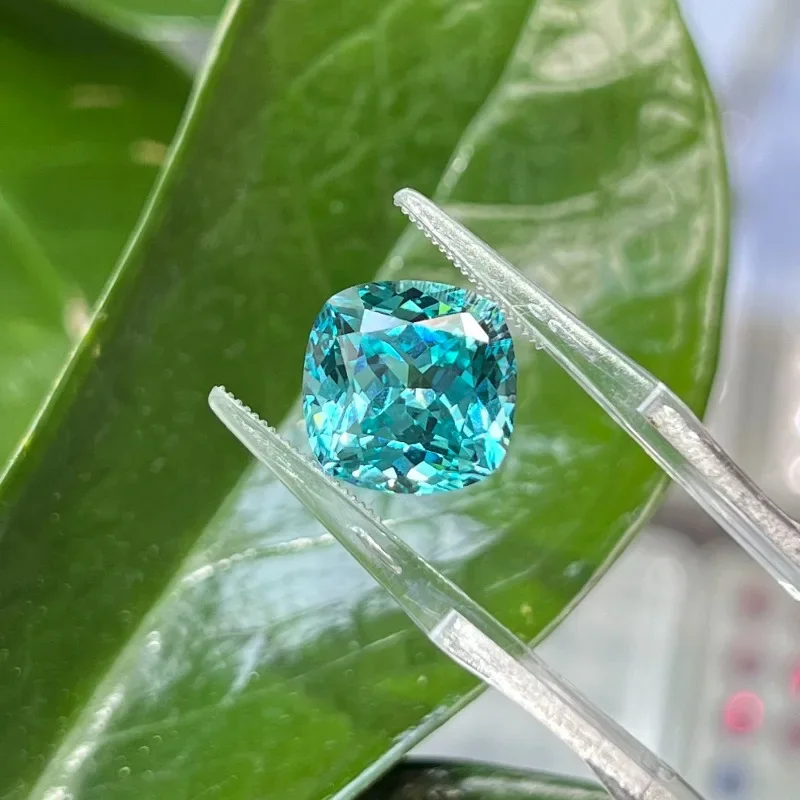 Laborgezüchteter Paraiba Ovaler Schliff Neonblauer Edelstein für DIY-Schmuckherstellung Einlage Ring Halskette Wählbar mit AGL-Zertifikat – Detail 12
