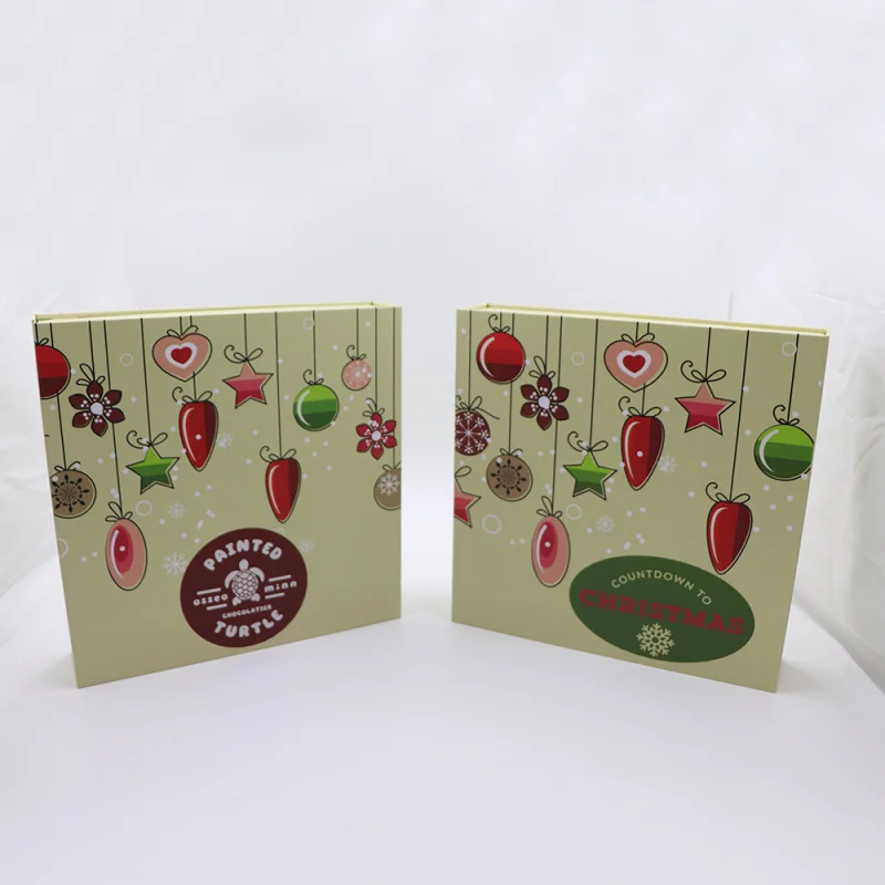 custom.Custom Advent Calendar Luxury Mystery Box 25 Boxes Paper Packaging Embossing Printing Customized Mag