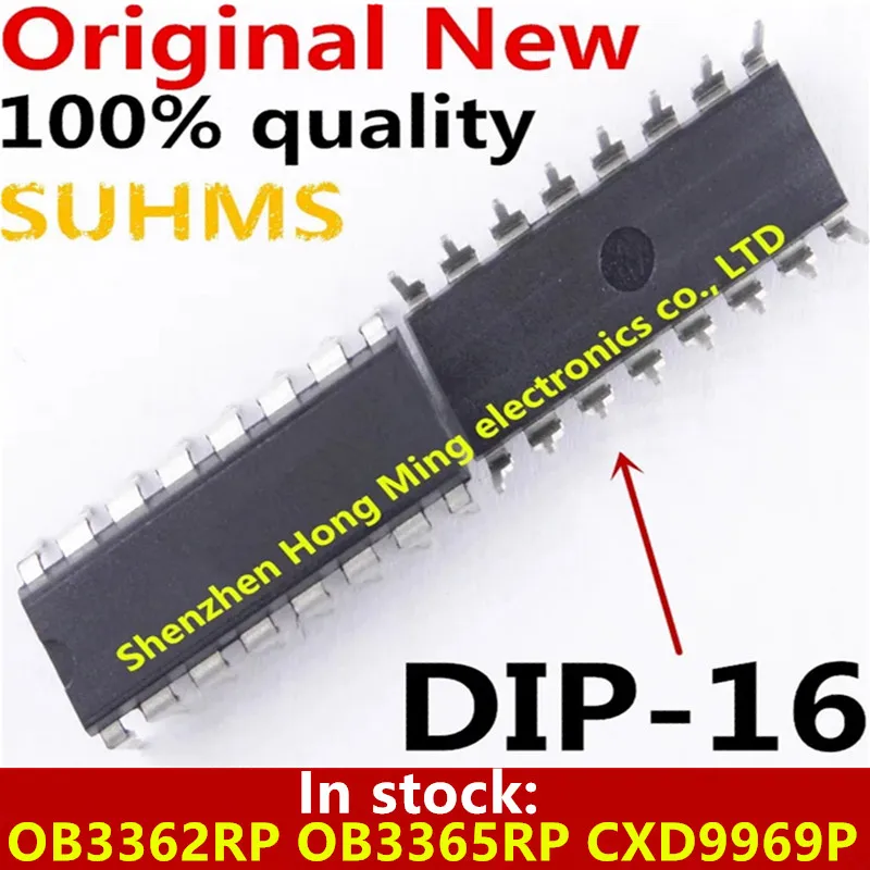 (5piece)100% New OB3362RP OB3365RP CXD9969P DIP-16 Chipset