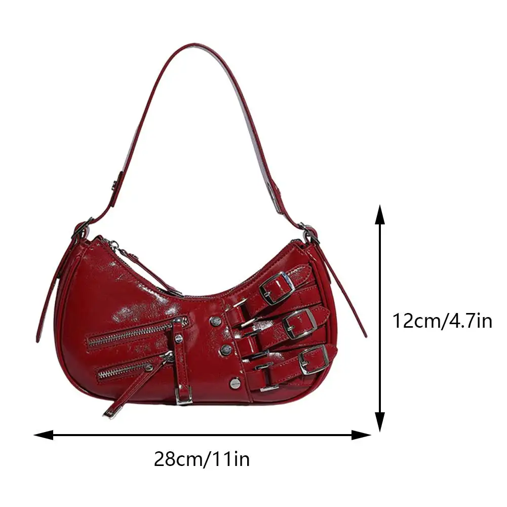 Vintage Luxury Handbag for Women Retro Shoulder Bag Y2k Girls Aesthetic Grunge Purse Shopper Hobo Bag Clutch 2024 Women\'s Bags