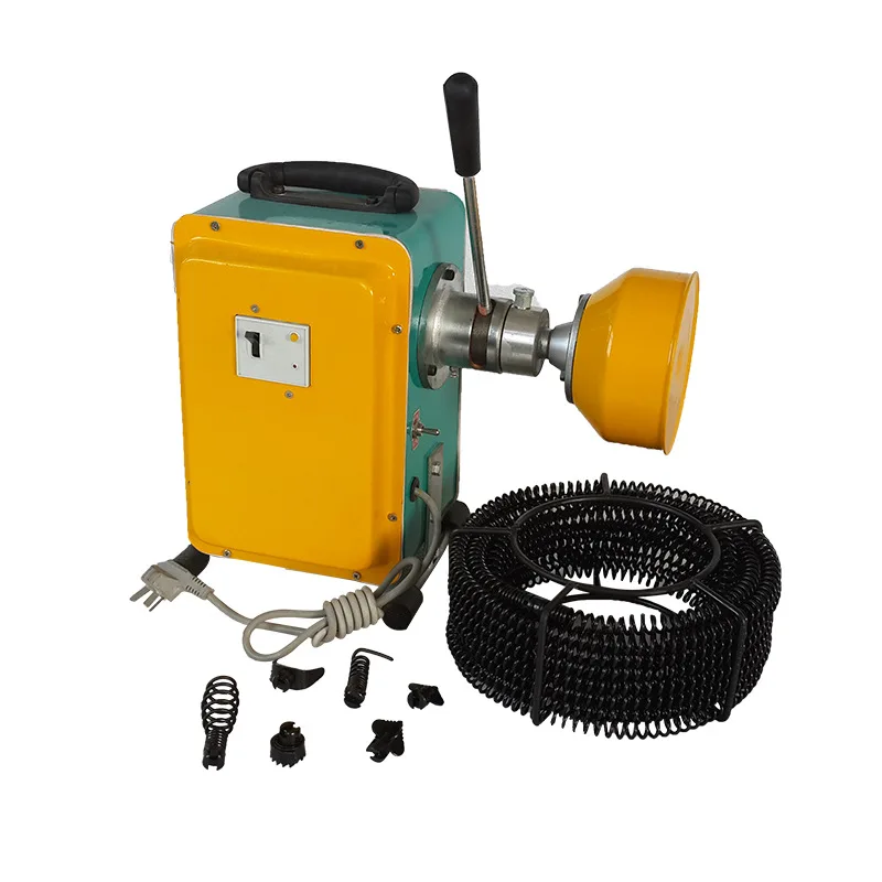 Domestic sewer pipe dredge machine high power good effect multi function indoor outdoor electric pipe cleaning machine