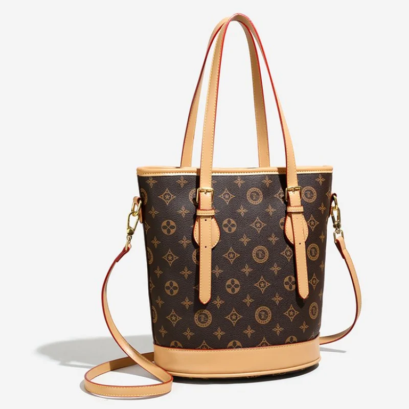 

Reversible Faux Leather Tote Bag, Dual-Tone Shoulder Handbag For Ladies, Spacious Work Travel Versatile Carryall