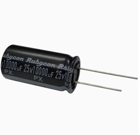 10pcs/lot Japanese original Rubycon 25v 10000uf PX audio amplifier filter electrolytic capacitor 18 * 35.5mm free shipping