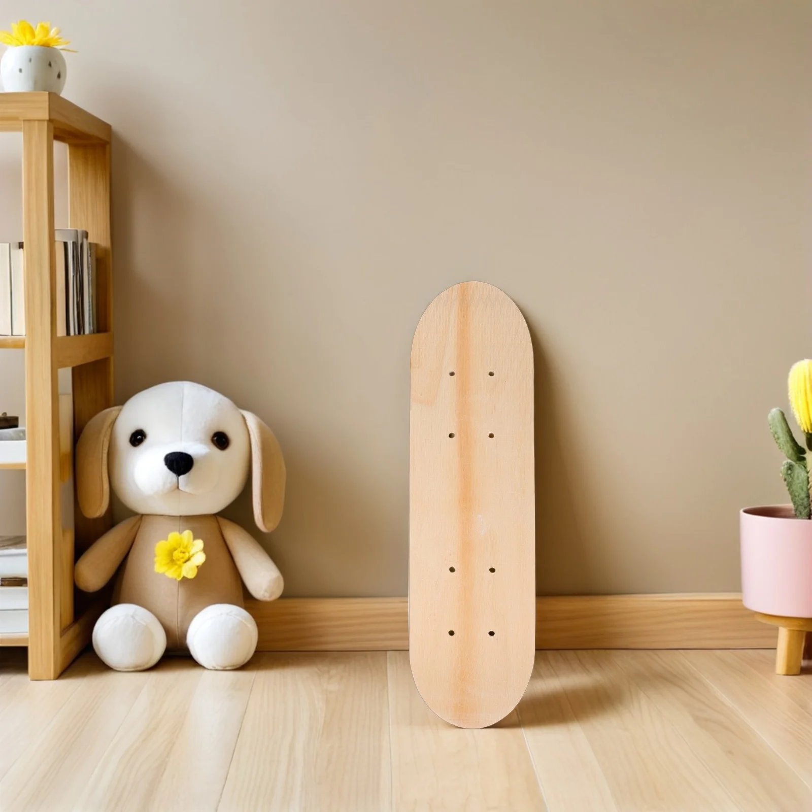 3 قطع من لوح التزلج العادي للرسم 7 طبقات من الخشب للأطفال لوحة رسم يدوية للتزلج الإبداعي للاستخدام في الفناء الخلفي