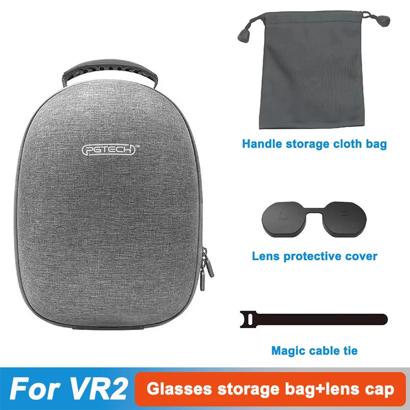 

storage bag for ps vr2 EVA Hard Protective Case Headset Bag with lens protective caps cover Carrying Case Travel Storage Bag