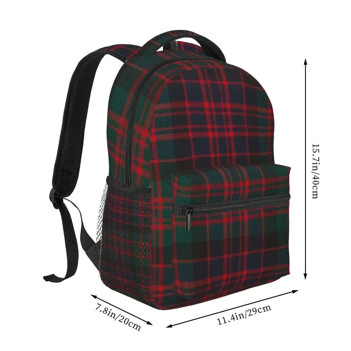 Macdonald Clan Modern Tartan Backpack Hot Sale Daypack Large Capacity Kids BookBag School Bag Shoulder Bags for Men Women