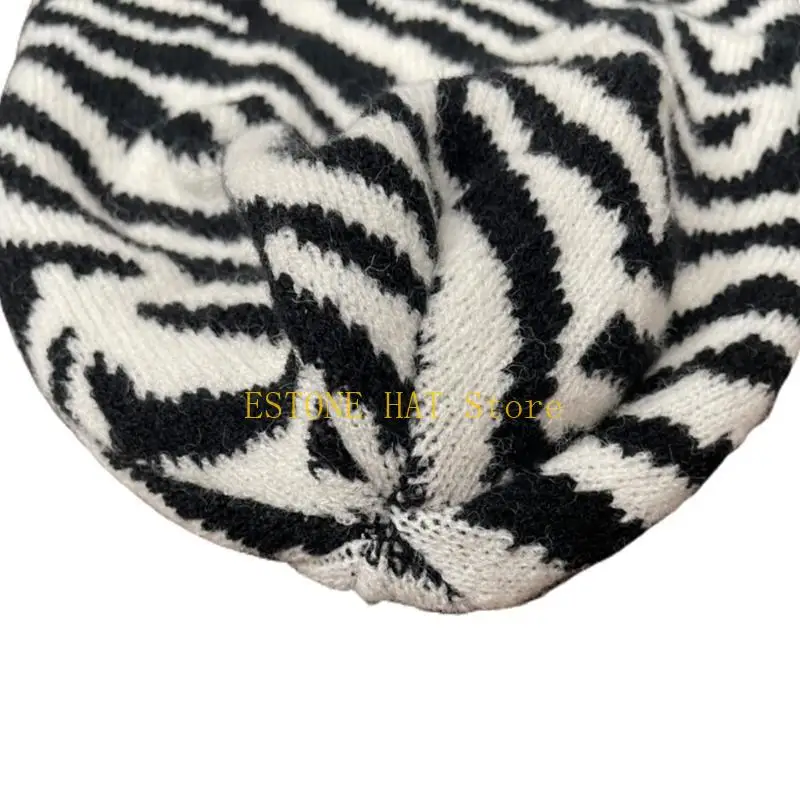 49MF Scarf Hat Set Pattern Scarf Sleeve for Head Warmer For Women Run Hat