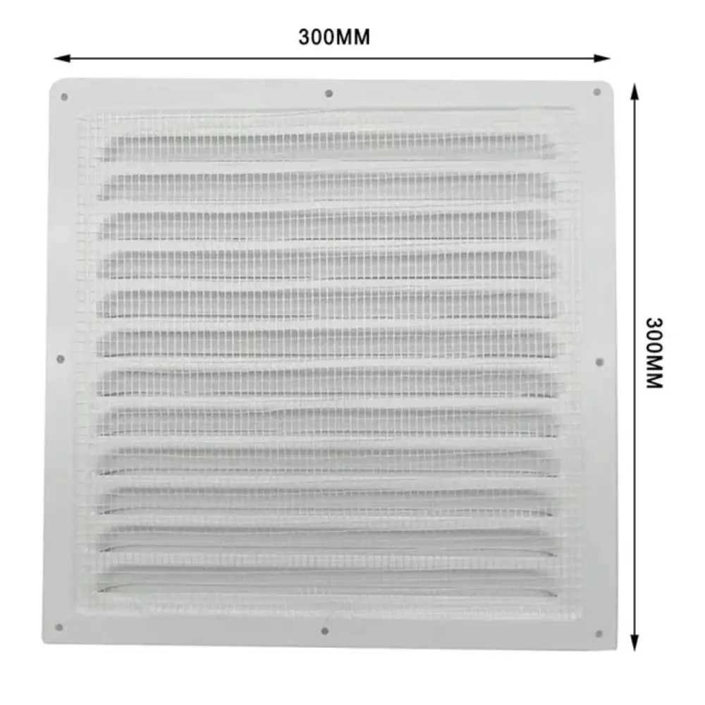 Aluminum Alloy Air Vent Grille Air System Net Cover Screen Exhaust Outlet Ventilation Cover Metal 150/200/250/300mm