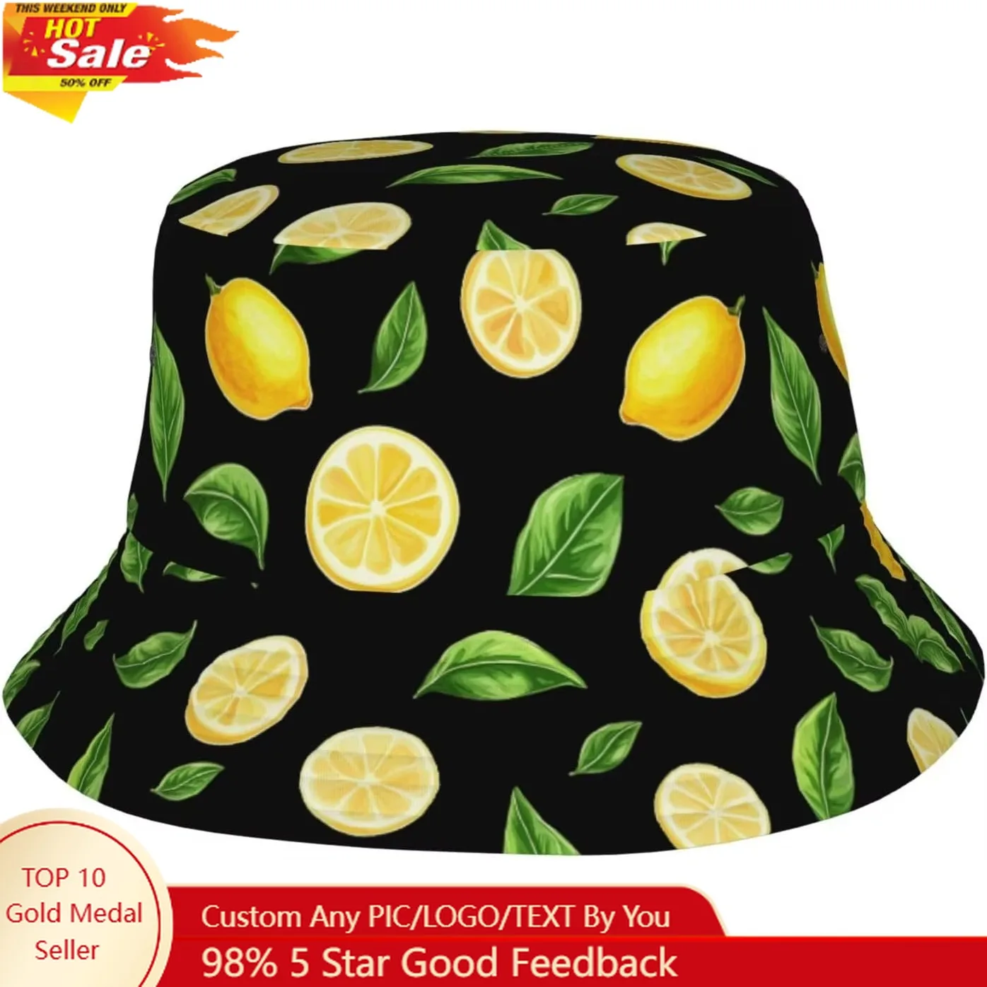 

Bucket Hat for Women Men Funny Printing Summer Beach Sun Hat Lightweight Fisherman Travel Hat for Unisex