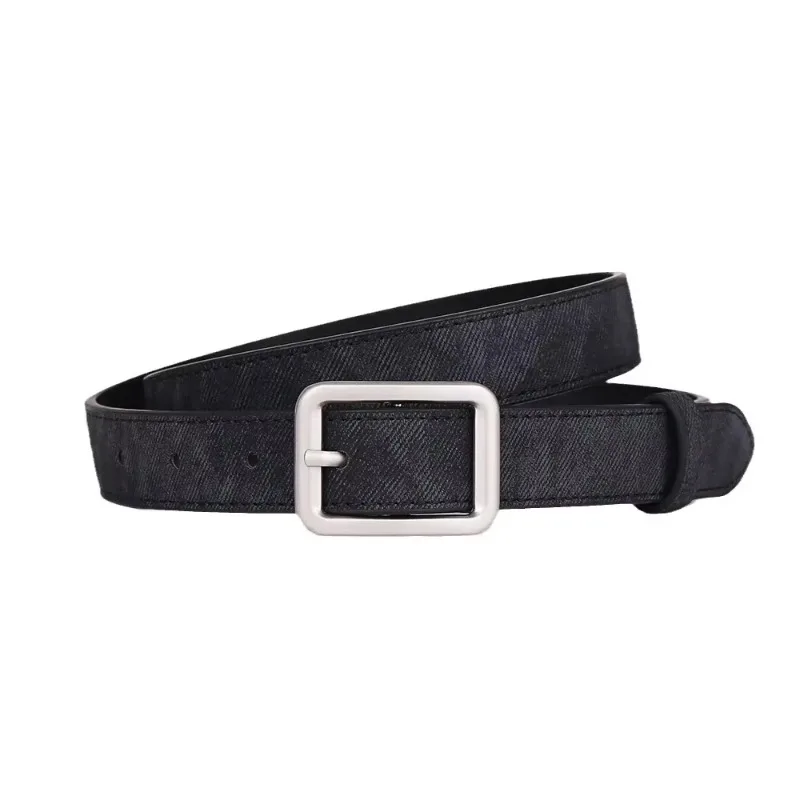 

Brand Luxury Women's Belt Versatile Decorative Jeans Leather Belt Premium Matte Needle Buckle Fashion Casual Belt