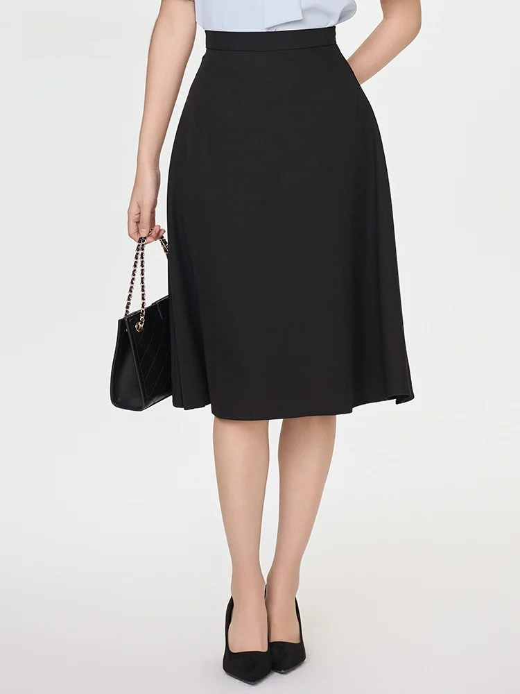 

Профессиональная юбка-солнце SiNuoEn для женщин, формальная, до колена, для деловых встреч и повседневной носки