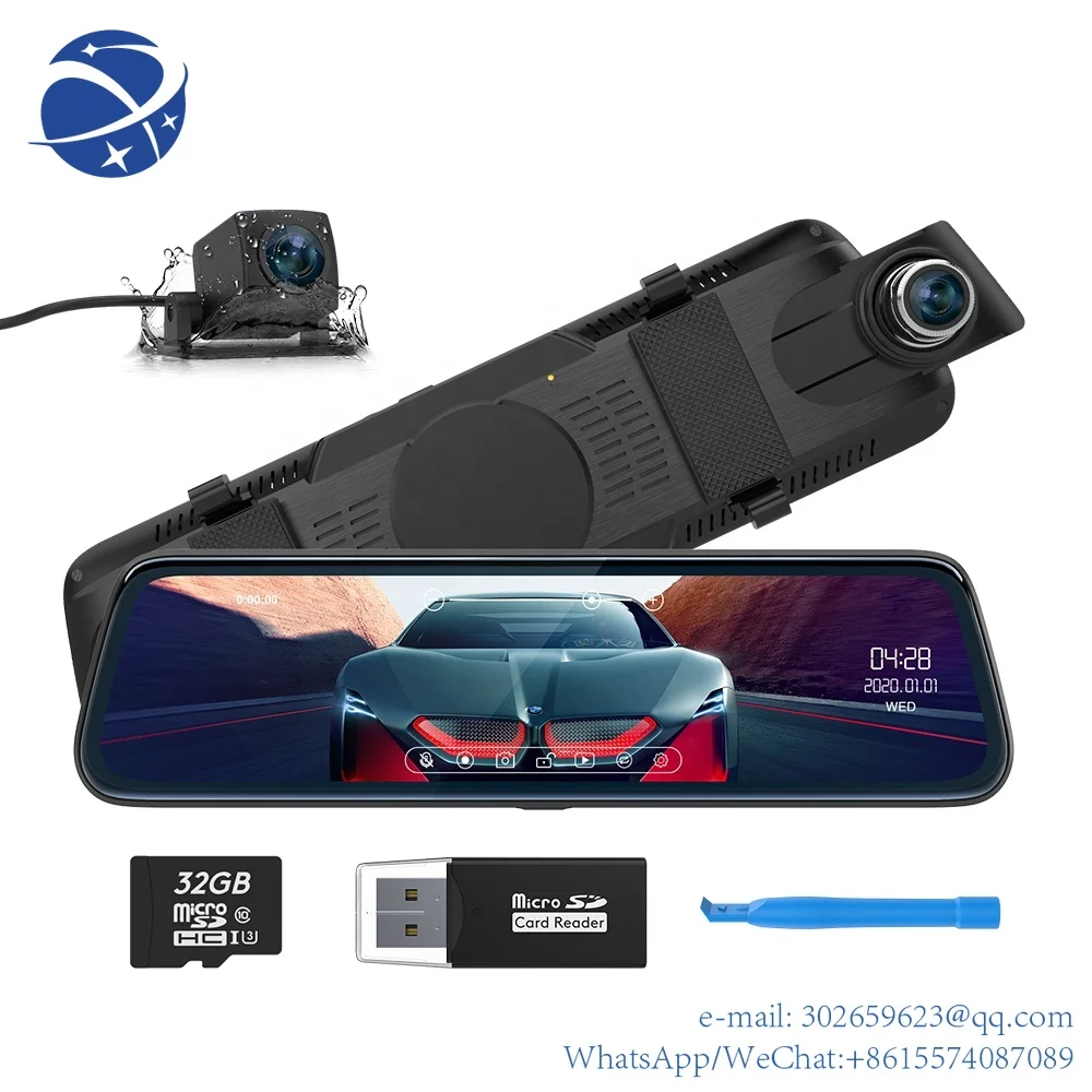 

Видеорегистратор Yun yi ThiEYE CarView 2, 10 дюймов, двойной объектив, Full HD 1080P