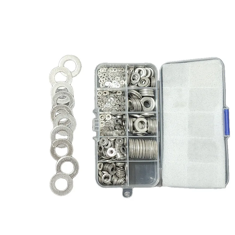 80-360pcs 304 stainless steel flat washer cross-border box gasket M2-M122026
