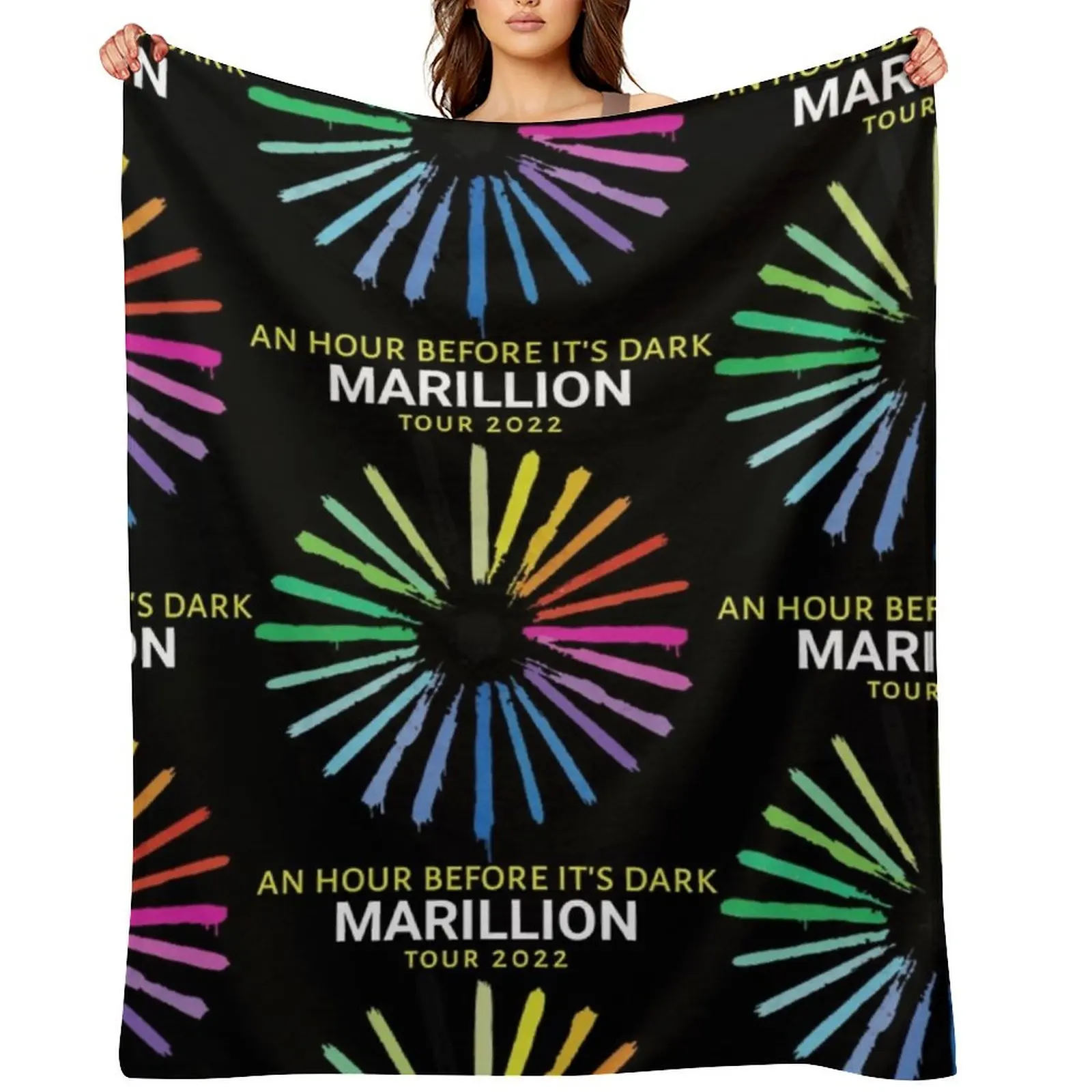 

MARILLION TOUR 2022 Throw Blanket Stuffeds heavy to sleep Sleeping Bag Thermal Blankets