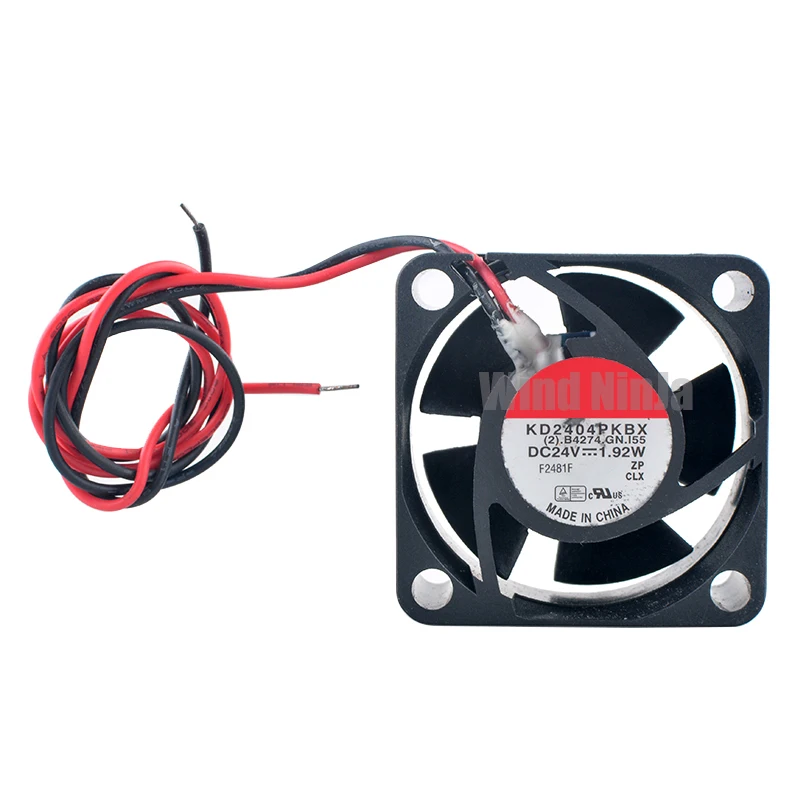 KD2404PKBX 4cm 40mm fan 40x40x20mm DC24V 1.92W Dual ball bearing cooling fan for frequency converter power supply