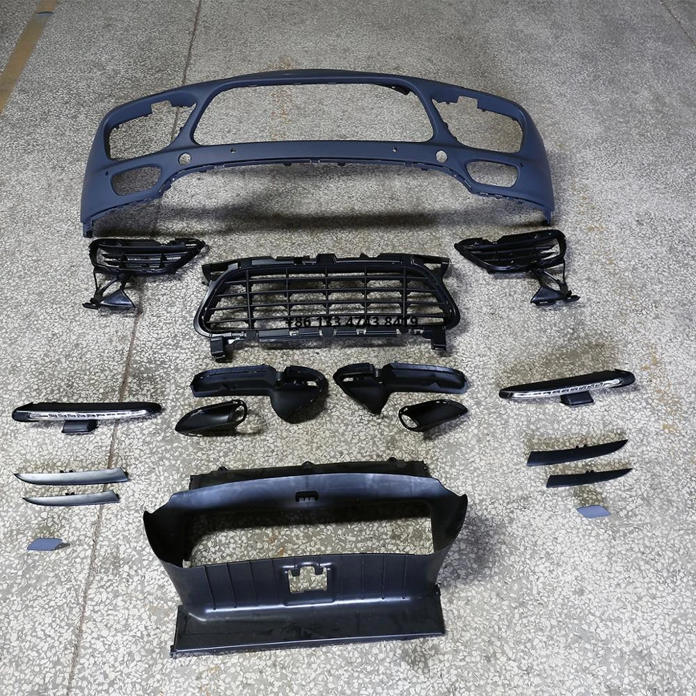 

Upgrade PP Material Turbo Front Bumper Body Kit Light Emitting Diode Lights 2011-2014 Body KIT