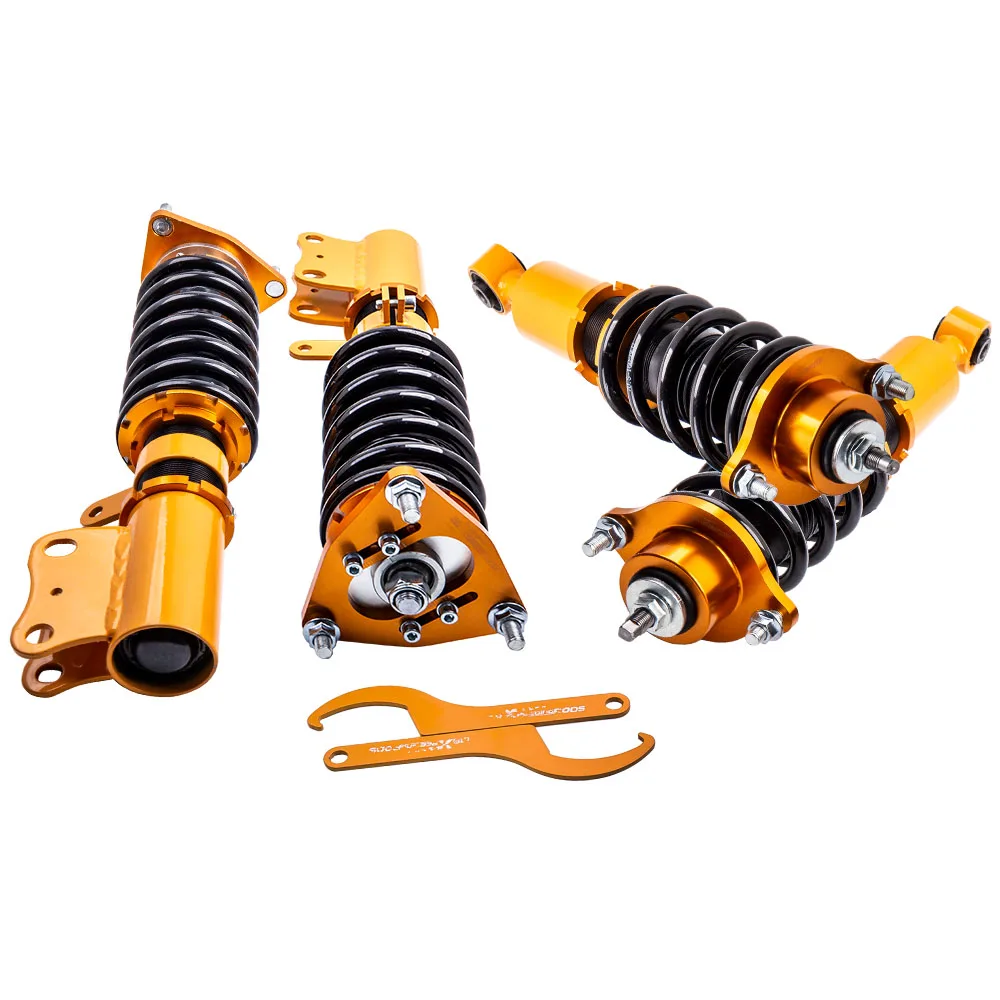 MaXpeedingrods Adjustable Coilovers Kit for Mitsubishi Lancer Ralliart 08-16 Coilover Suspension Lowering Kit