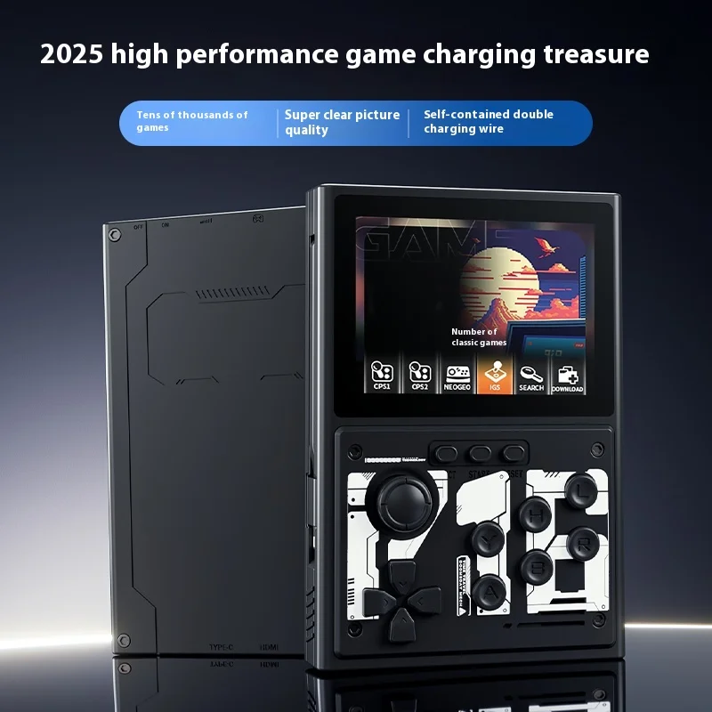 DY20 Console di gioco portatile Macchina da gioco arcade Mecha Mobile Power Bank Console di gioco portatile portatile con giochi 10000mah Regali