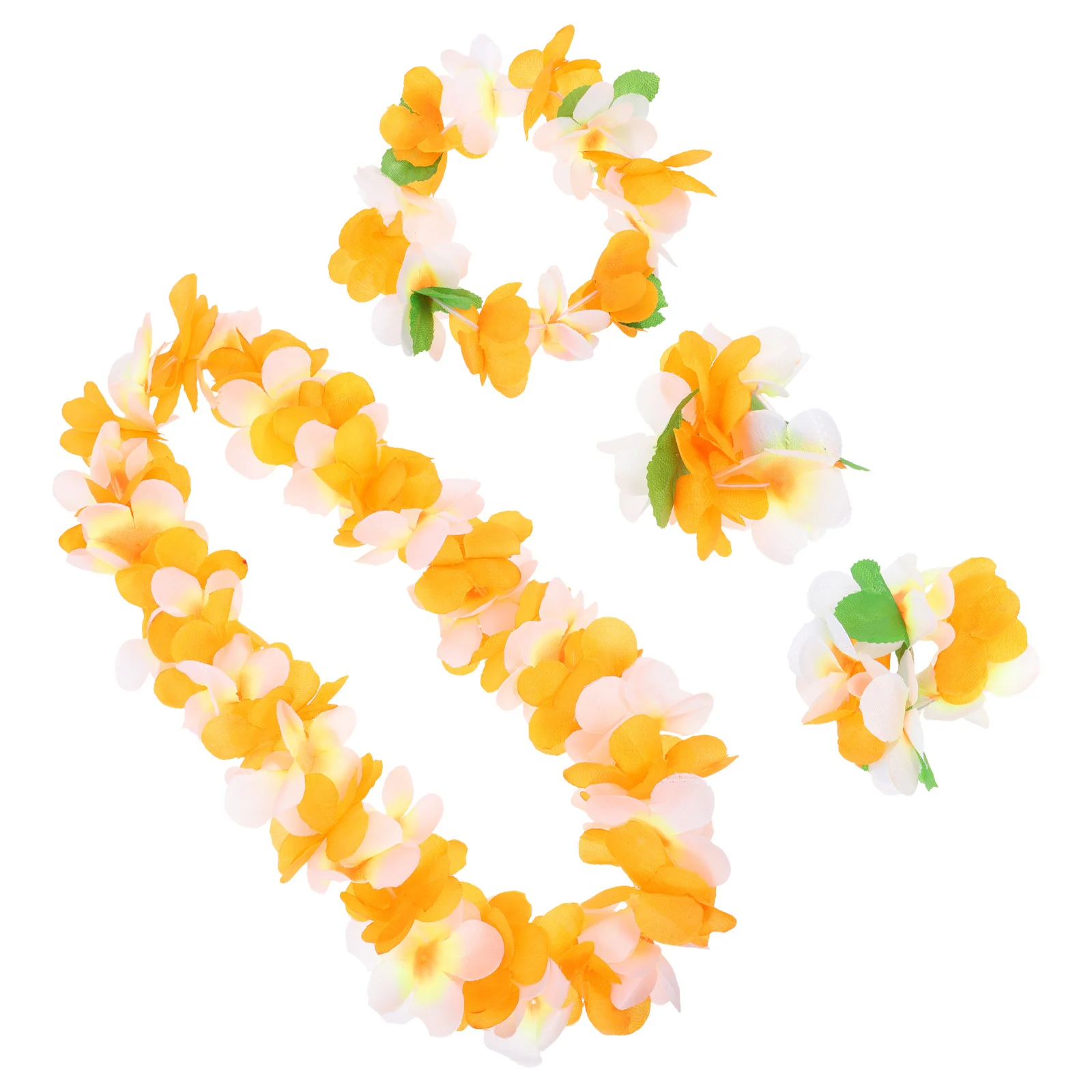 

1Set Decorative Hawaiian Garlands Soft Safe No Odor Flowers Beautiful Match Any Outfits Home Luau Decor Tropical Celebration