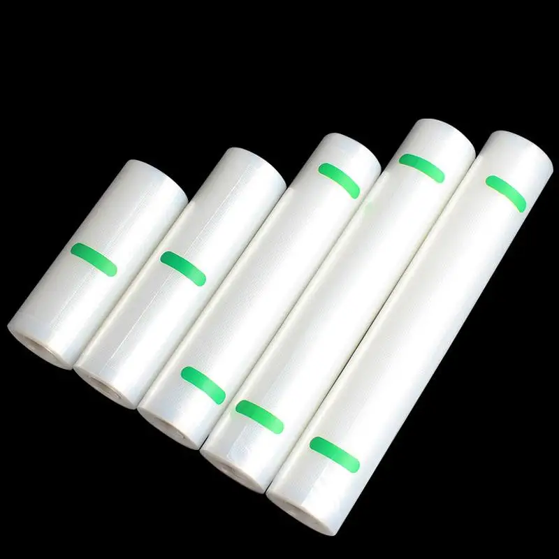 

5 рулонов пленки для вакуумного упаковщика: универсальное решение для хранения продуктов, устойчивая к разрывам конструкция для максимальной свежести и увеличенного срока хранения