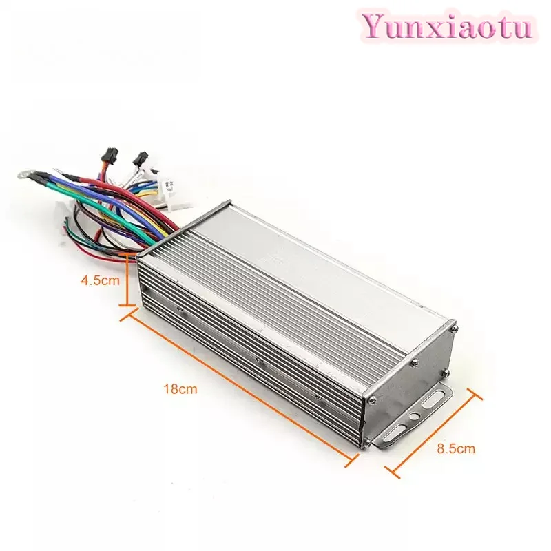 48V/60V 1000W brushless hub motor controller 15 tube square wave electric reversing scooter assist