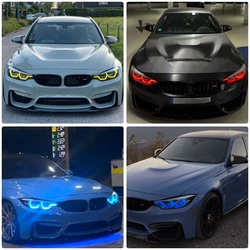 Plug and Play Yellow Lemon DRL For 2018- 2020 BMW M3 F80 M4 F82 F36 LCI 430i 440i Angel Eyes Blue Red Daytime Running Lights