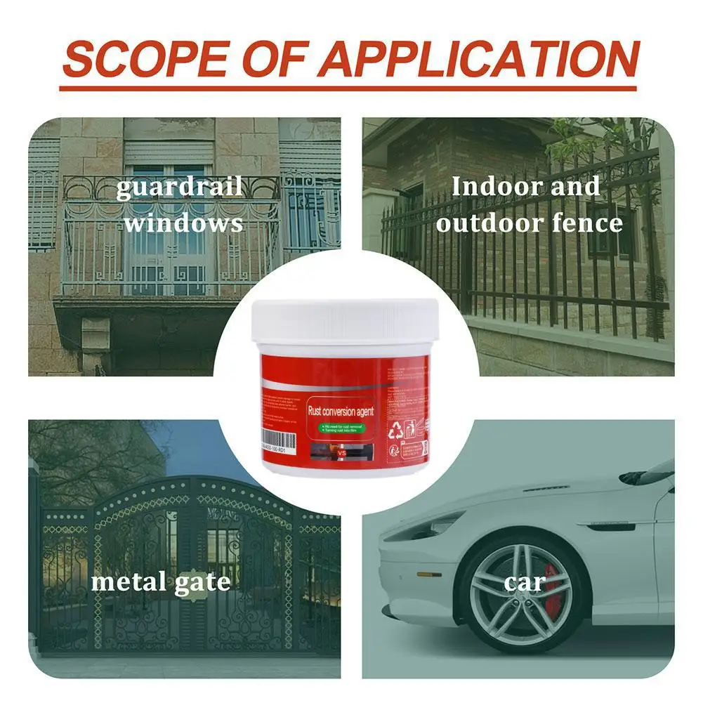 Metal Rust Remover Rust Removal Converter Multi Purpose Water Based  Paint Waterproof Anti-corrosion Car Coating Primer Rust