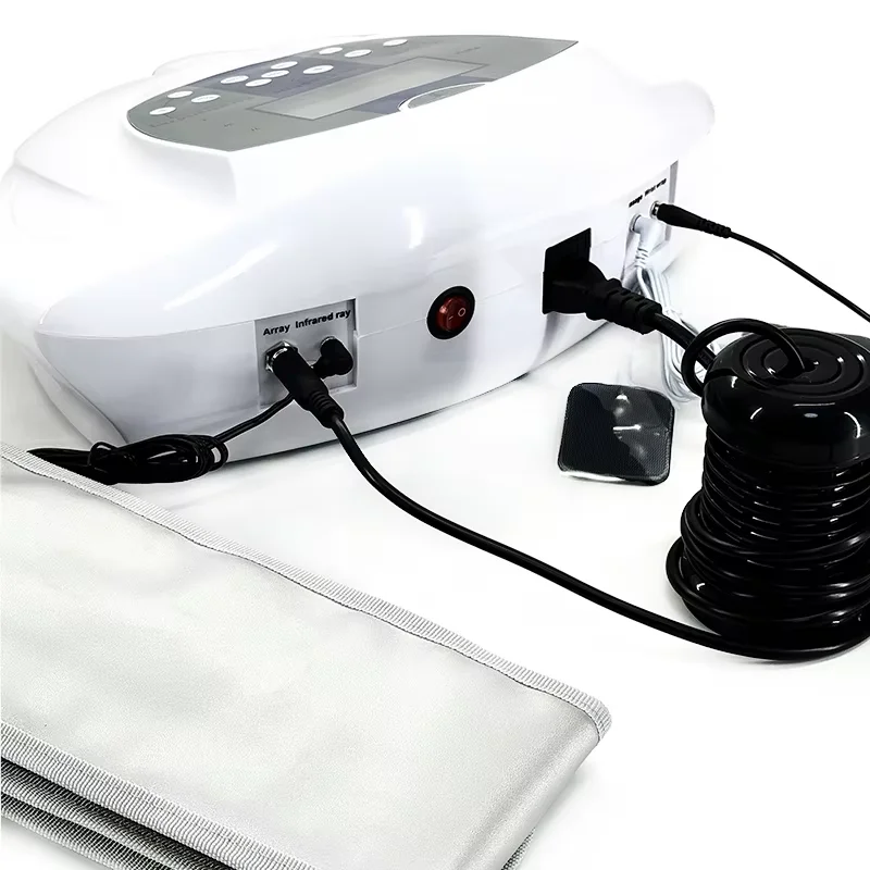 Ionic Detox Foot Spa Machine with Heat Belt and Tens Therapy Pad to Detox Through Feet Packed with Aluminum Suitcase