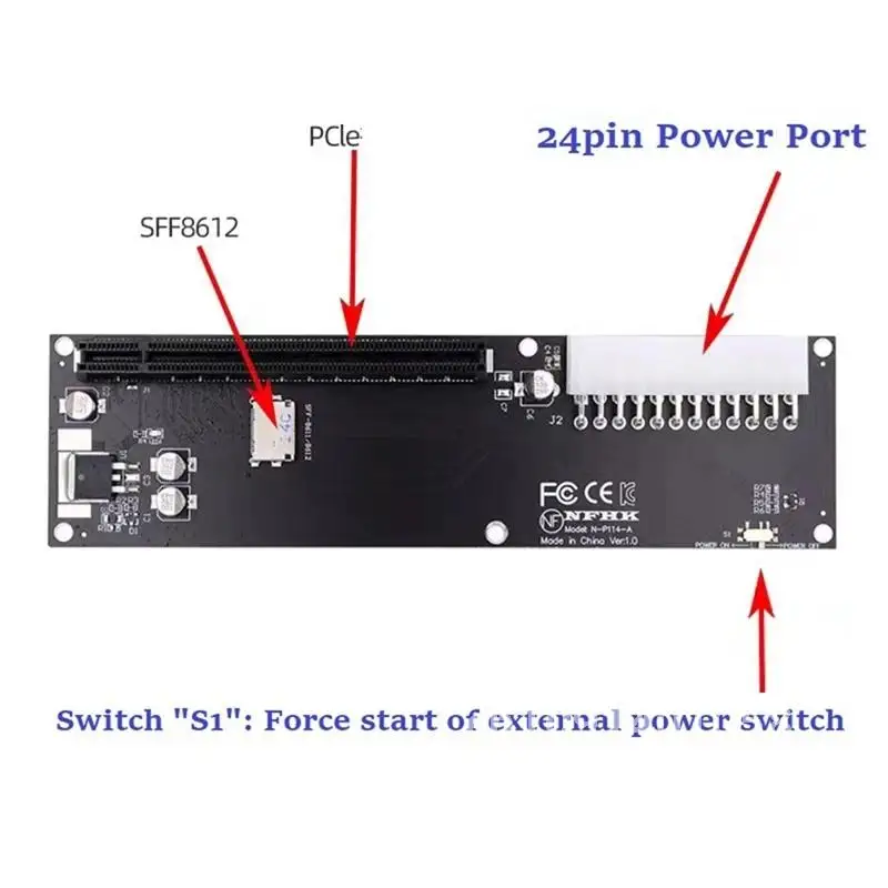 Oculink-外部グラフィックカード,SFF-8612, SFF-8611,pci-e 16x 2230 m.2 m-keyアダプター,gpdwin max2,new