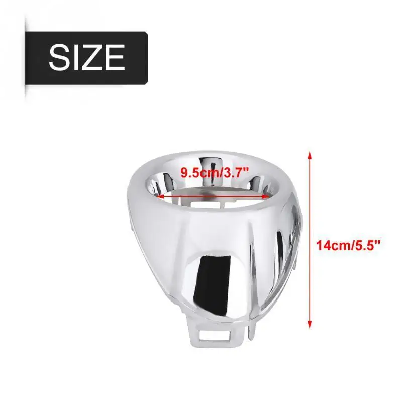 2 قطعة الوفير الضباب ضوء غطاء المصباح المحيطي كروم المملكة المتحدة الجبهة الضباب غطاء خفيف الحواف مصباح الزخارف لفورد فوكس Mk3 2011-2014 #5