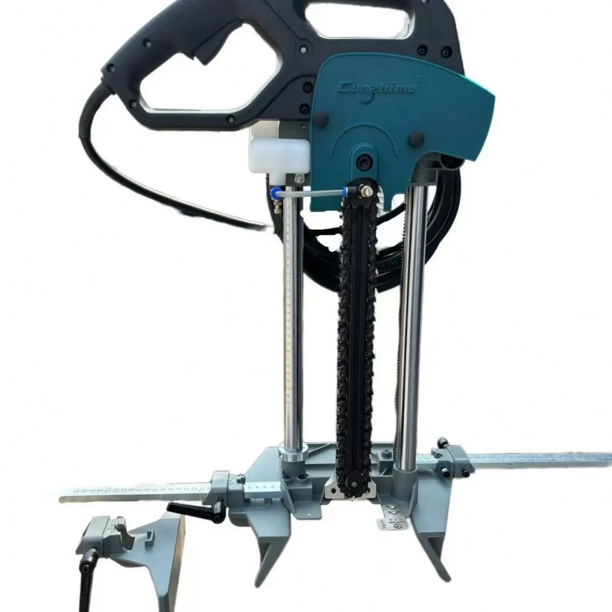 Automatic Portable Chain Mortiser Square Hole Drill for Professional Woodworking Tenon Mortising Applications