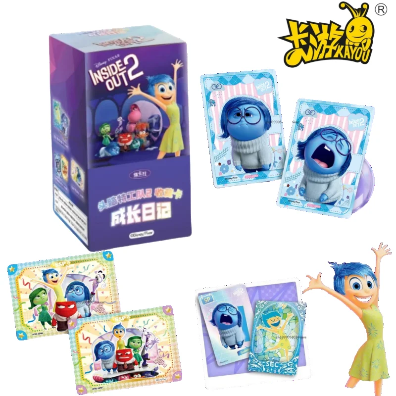 Card.Fun الرسمية حقيقية ديزني داخل خارج 2 بطاقة فيلم الرسوم المتحركة الكرتون جمع المحيط لعبة الفرح الحزن الغضب لعبة هدية #1