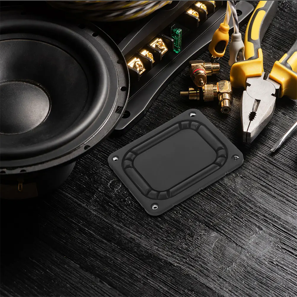 

2pcs Bass Auxiliary Car Speaker Diaphragm Replacement Plate Subwoofer Vibration Iron Loudspeaker Radiator Durable for Phones