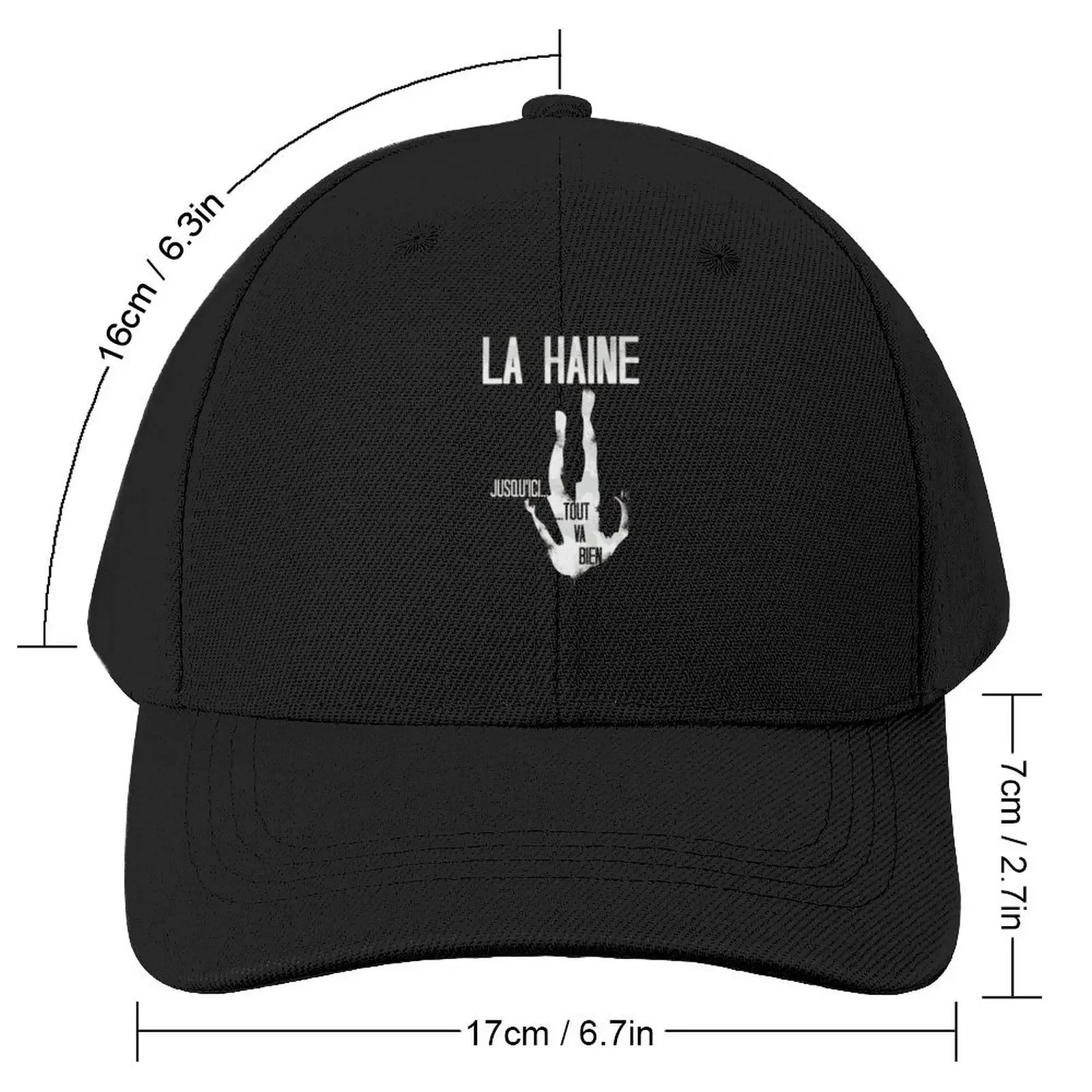 LA HAINE Baseball Cap New In Hat Military Cap Man cute Hat Man For The Sun Elegant Women's Hats Men's