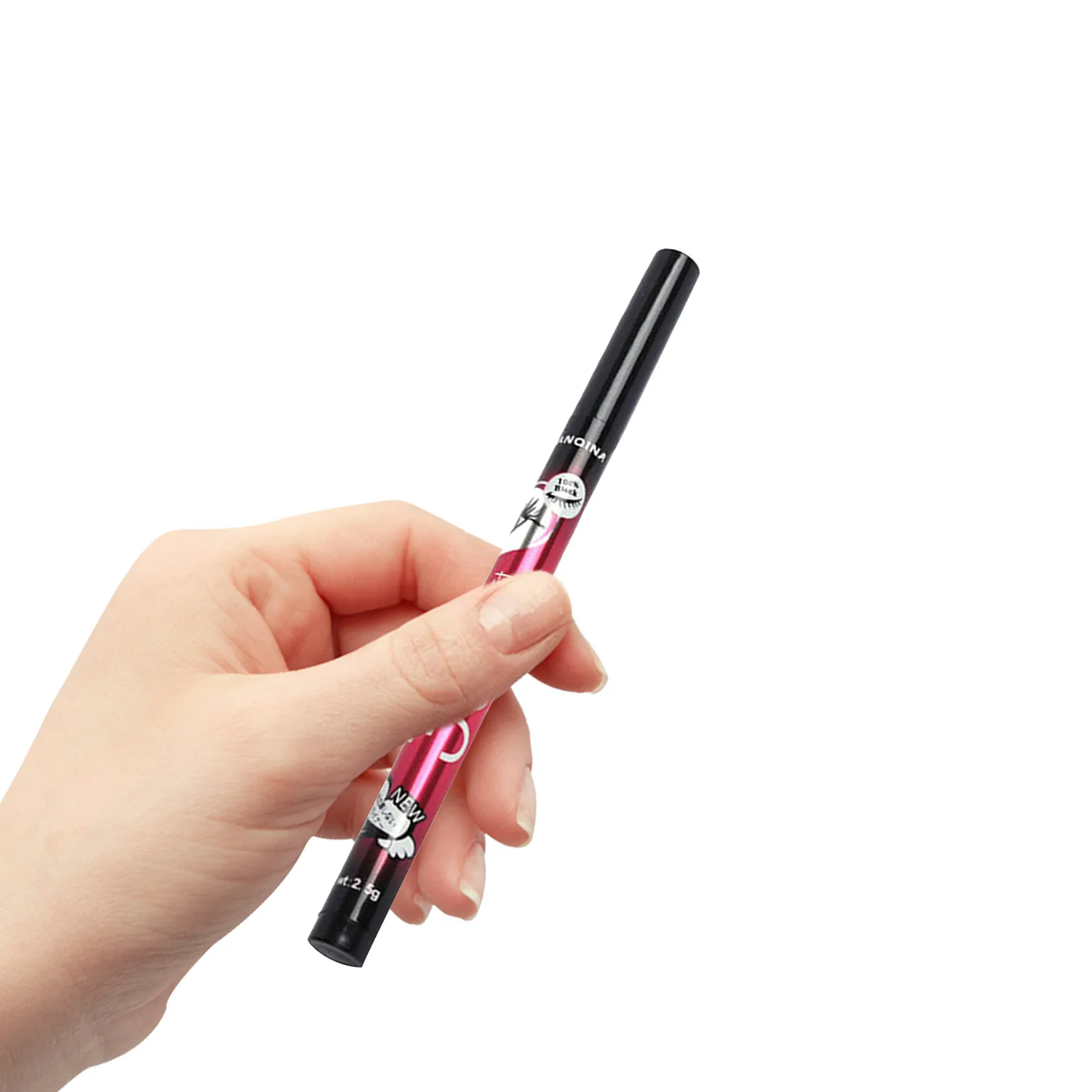 

Waterproof Liquid Eyeliner Black 12Cm Fine Tip Long Lasting Quick Dry Smudge Proof For Women Eye Makeup Art