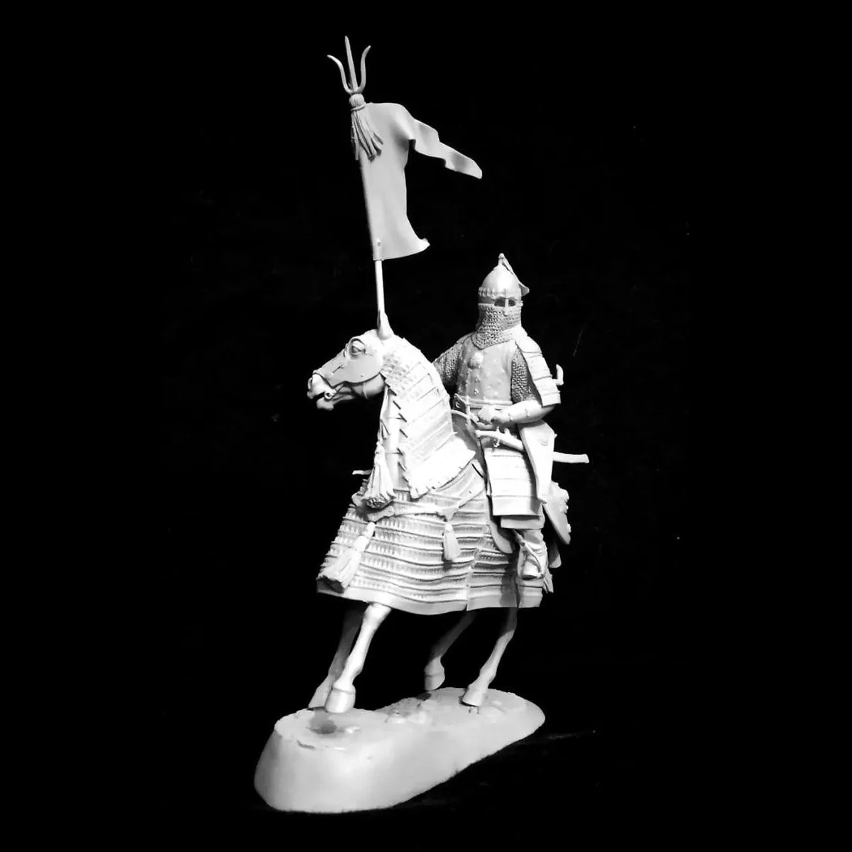 54MM resin unpainted model kit, military theme, late 14th century Golden Horde noble warrior unassembled and unpainted GK, 1484F