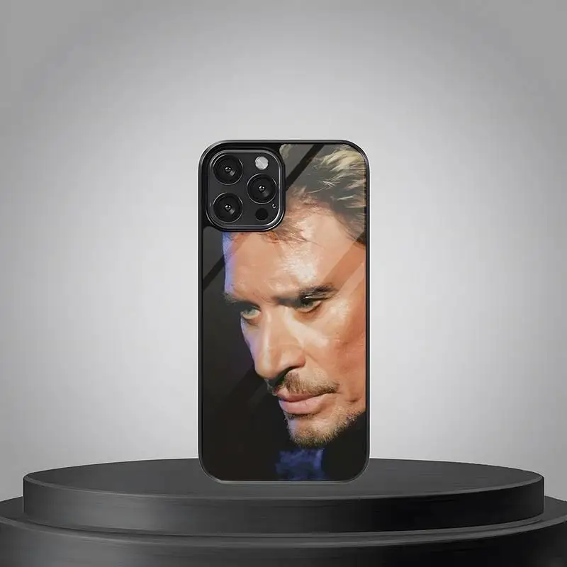 Johnny Hallyday Music Phone Case PC+TPU For Iphone Apple 14 Pro Max 11 13 12 Mini 6S 7 8 Plus X Xs XR SE Luxury Cover