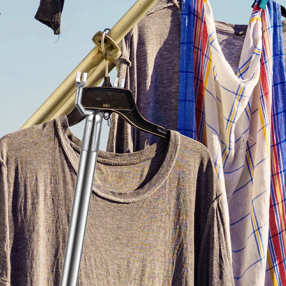 

10Pcs Clothes Pole Fork Replacement Aluminum Alloy Clothes Rail Fork Heads Laundry Drying Pole Parts Home Supplies