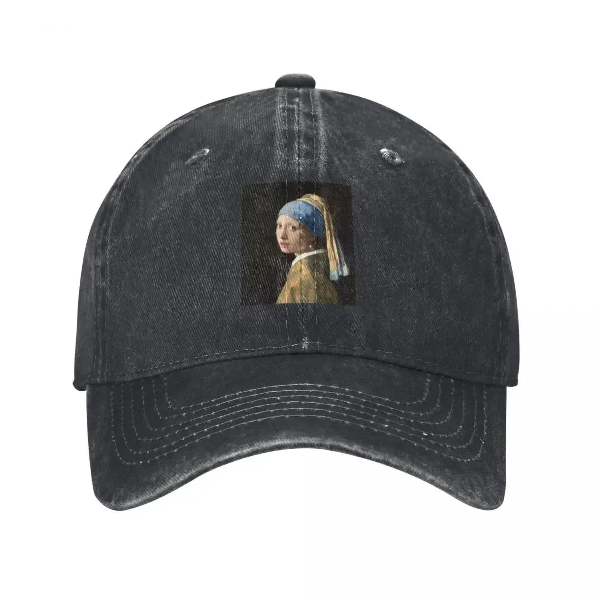 

Vermeer girl with the pearl earring Baseball Cap sailor cap for men Mountaineering hats for men Horse Hat Woman Men's